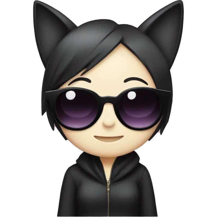 kuromi with sunglasses emoji