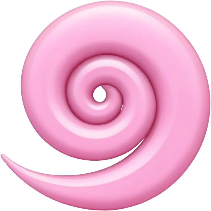 Pink swirl emoji