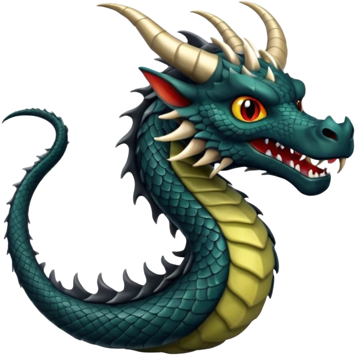 
Black Lying Dragon emoji