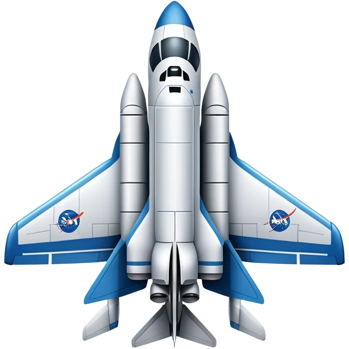 An icon featuring a collage of a space shuttle, a drone, and an airplane, symbolizing aerospace technology. The design includes rocket engines, wings, and flight paths, representing advancements in aviation and space exploration. Transparent background highlights cutting-edge aerospace engineering. emoji