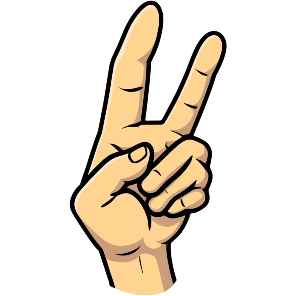 Middle finger emoji