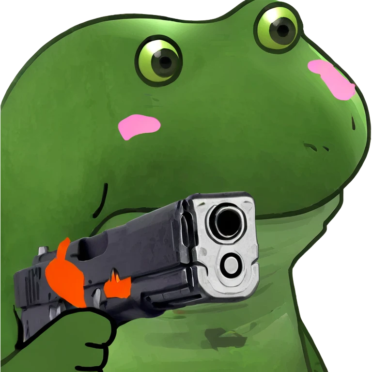 pink gun emoji