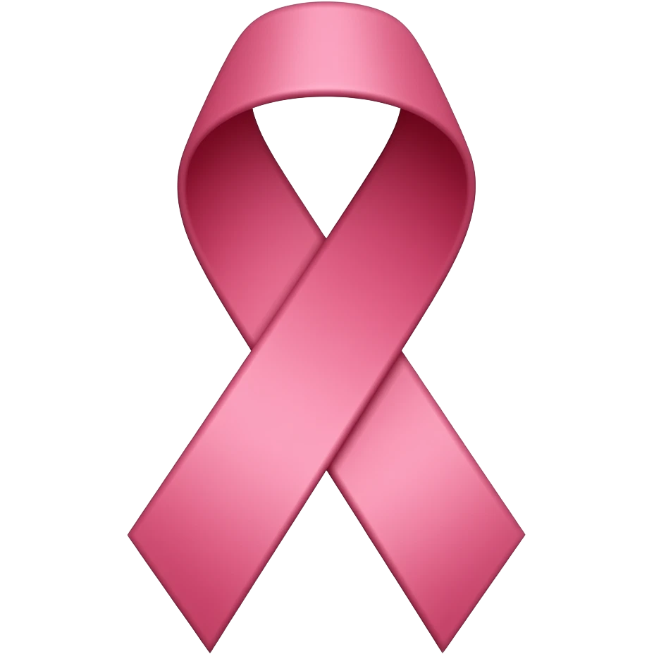 Pink ribbon emoji