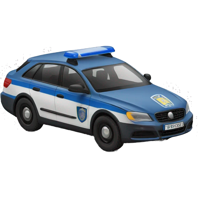 german police car emoji
