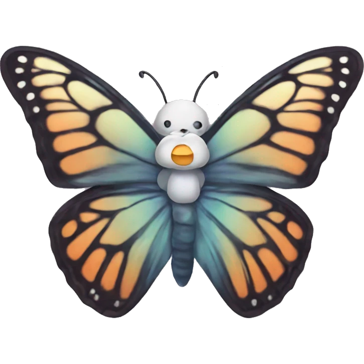 Butterfly in stomach  emoji