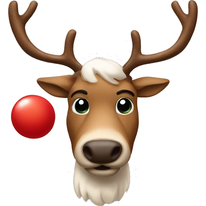 Red Nosed Reindeer emoji