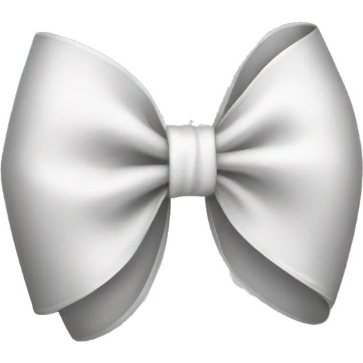 white bow emoji
