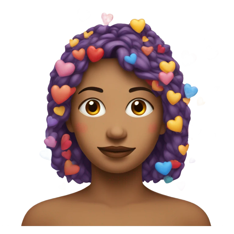 Face with hearts all over  emoji