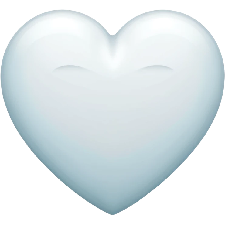 Coração branco emoji