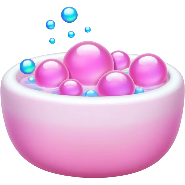 pinkbath  bubbles emoji