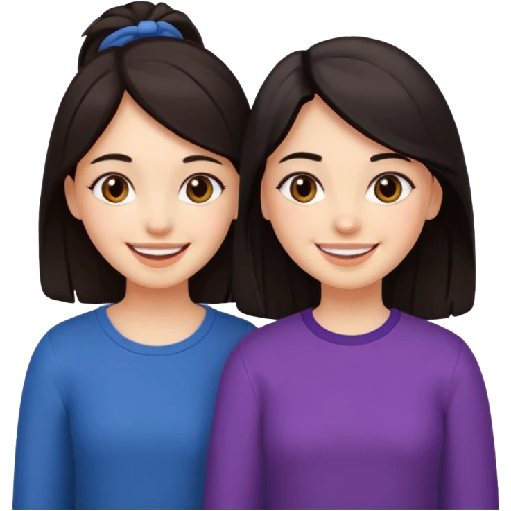 two--girls-best-friends-darkhair-darkhair emoji