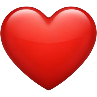 red heart emoji