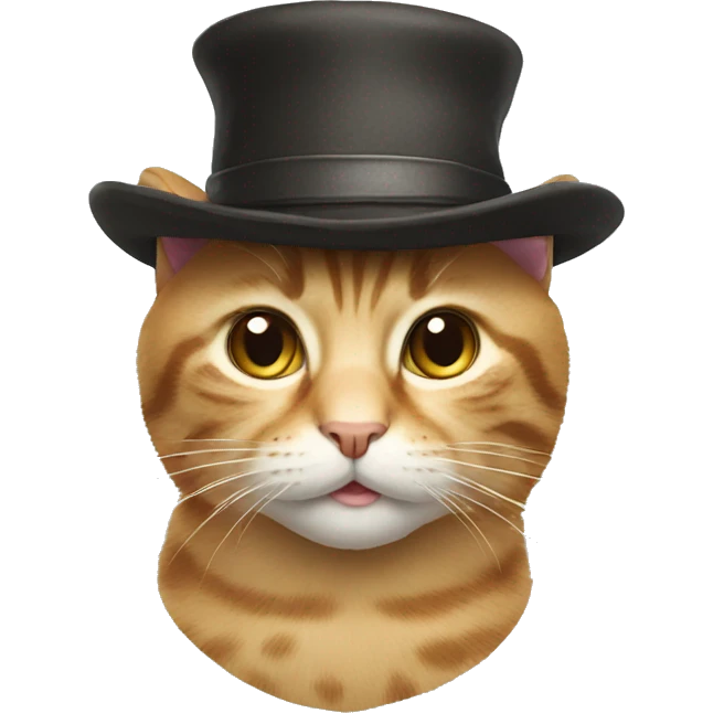 Cat with a hat  emoji