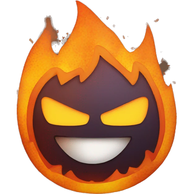 flames spread across embers emoji