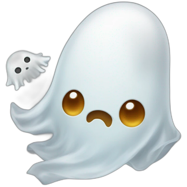 A ghost with a cappibara head emoji