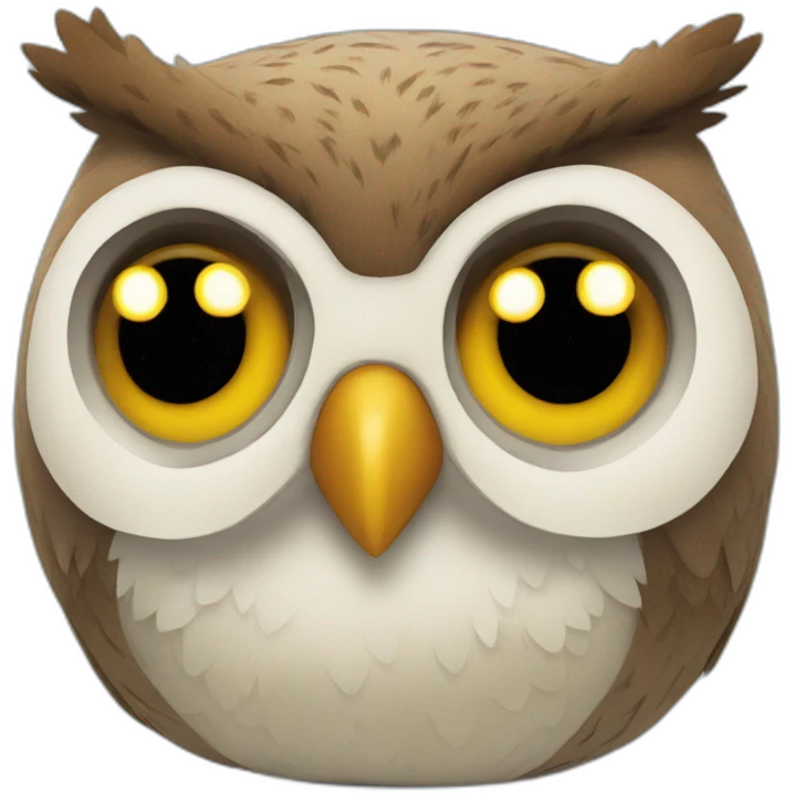 owl plush toy emoji