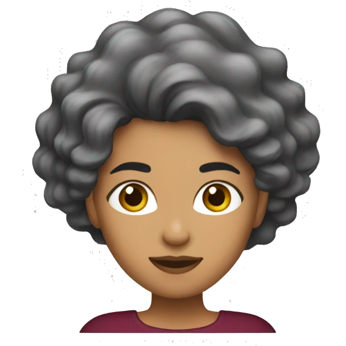 mujer cabello vinotinto corriendo emoji
