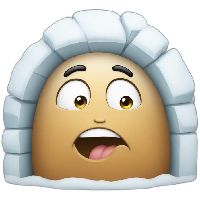 igloo emotional face emoji