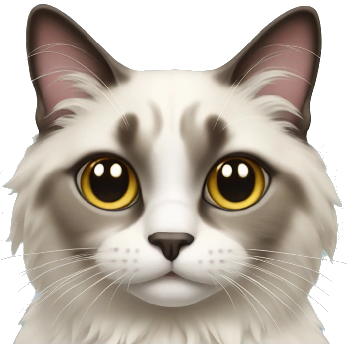 Ragdoll cat emoji