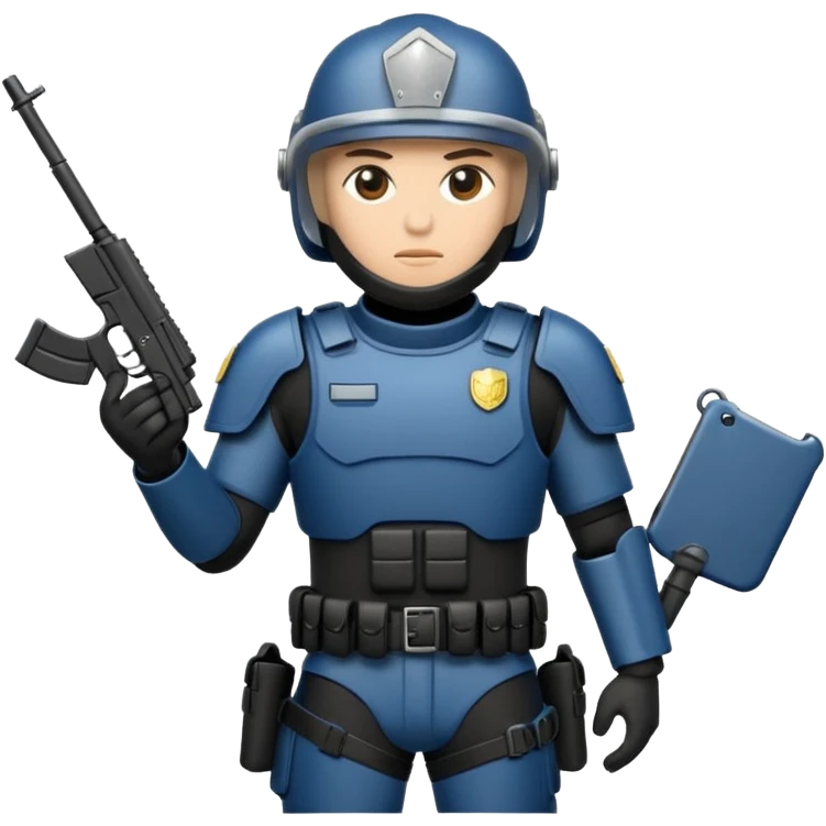 riot police emoji