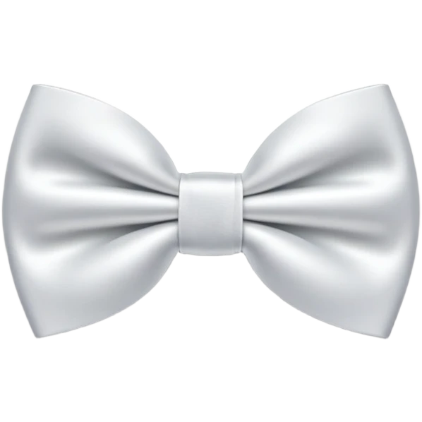 A white bow tie emoji