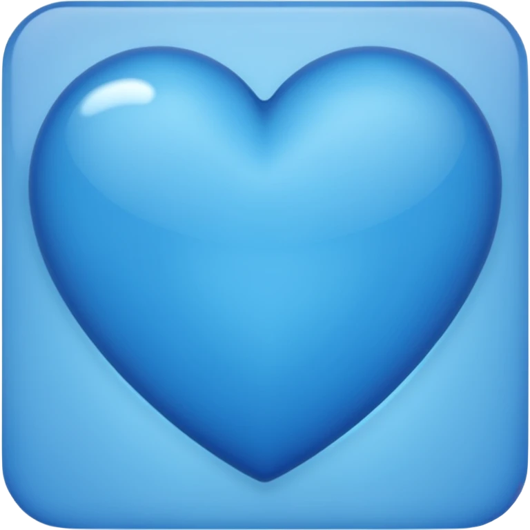 blue heart emoji
