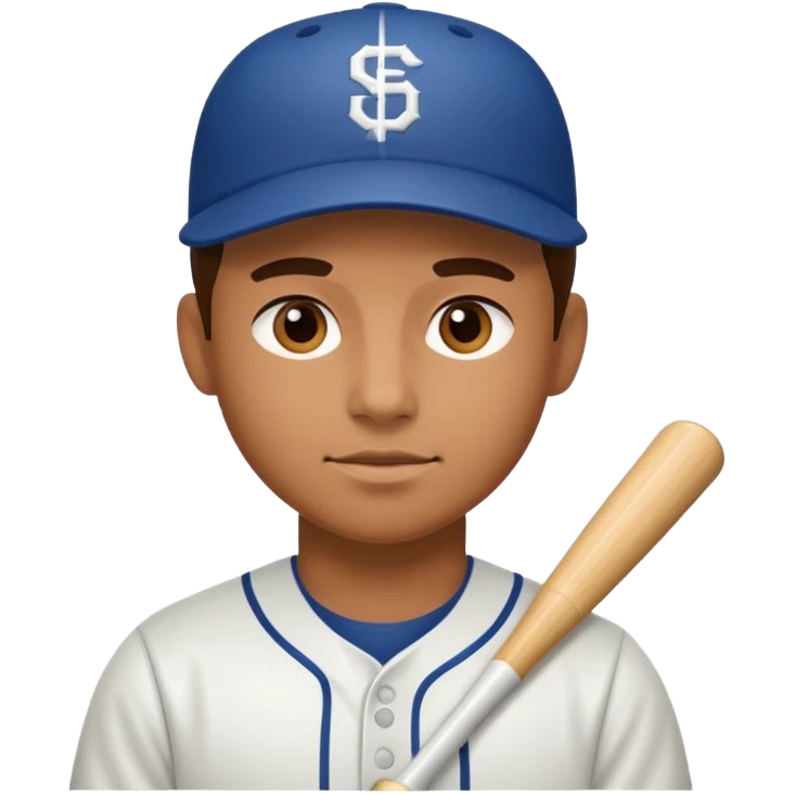 Baseball Player Center Fill emoji