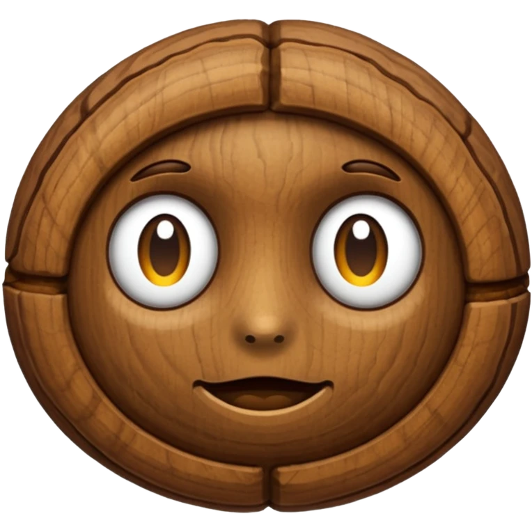 one walnut! CLOSED! NO FACE! just the walnut! emoji