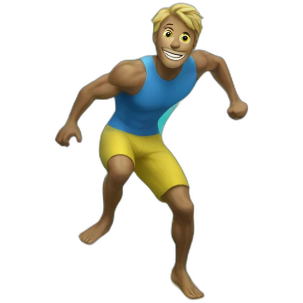 surfer on money wave emoji