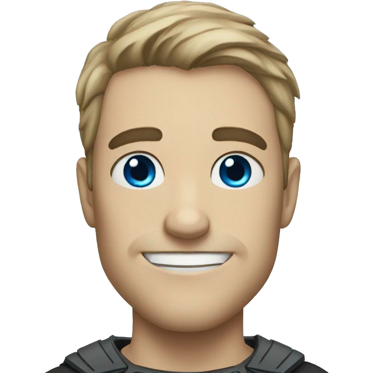 Batman with blue eyes  emoji