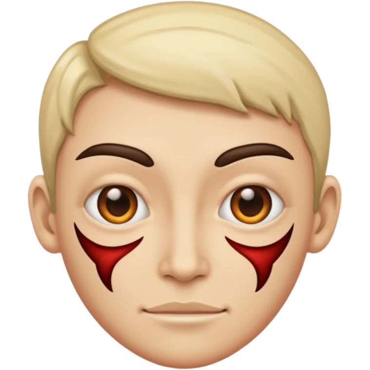 duas caras em um mesmo corpo uma boa e uma má emoji