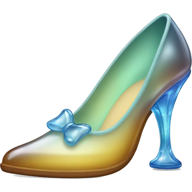 Glass shoe from cinderella emoji