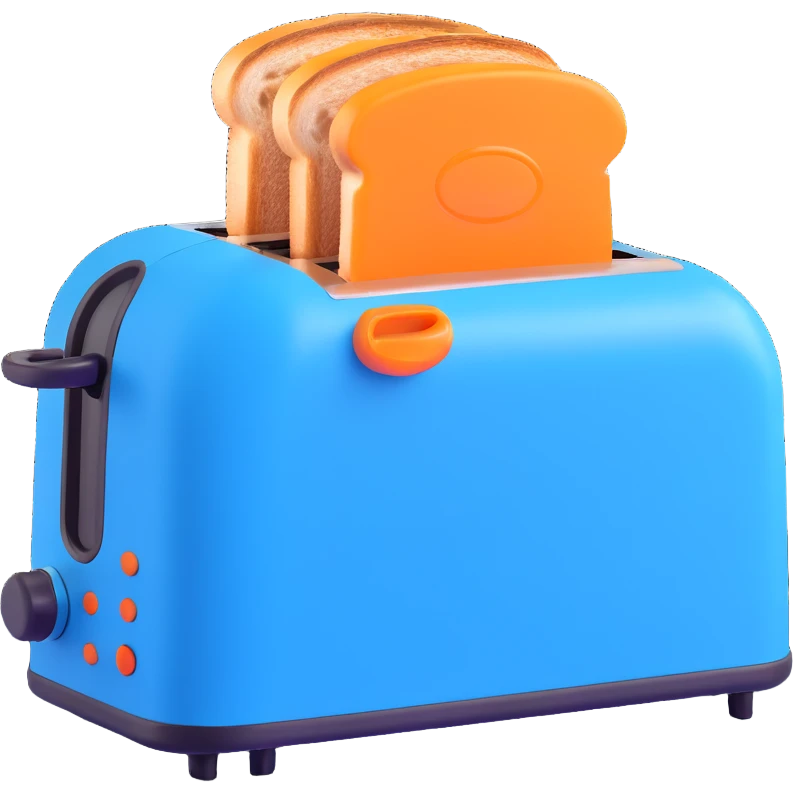 blue toaster emoji
