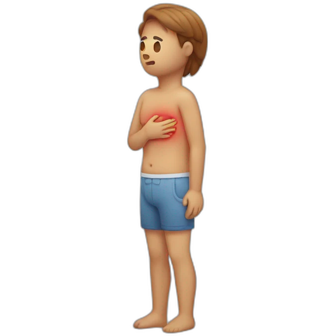 abdominal pain emoji