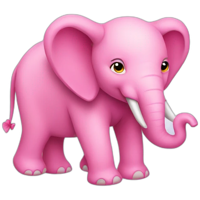 pink elephant emoji