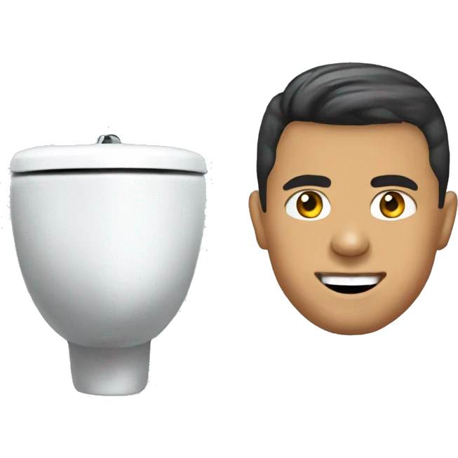ronaldo skibidi toilet emoji
