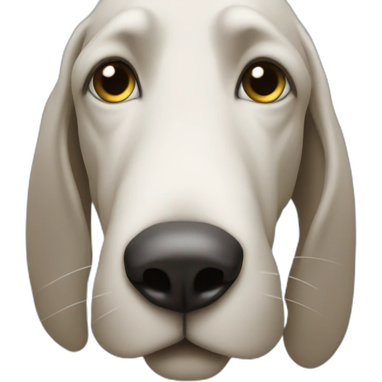 big nose sniffing intensely emoji
