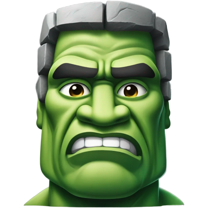 Moai hulk emoji