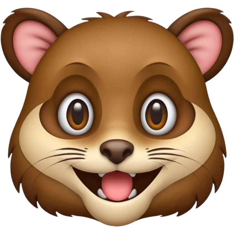 square head animal head emoji with eyes and mouth emoji