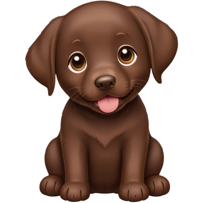 Easter chocolate lab emoji