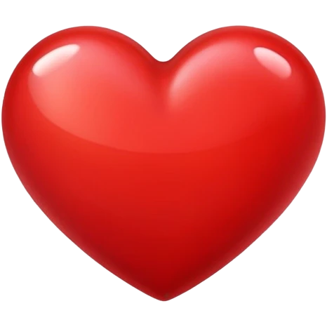 red heart emoji
