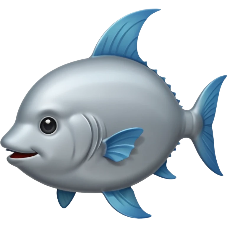 Emoji of Sunfish (also known as moonfish) emoji