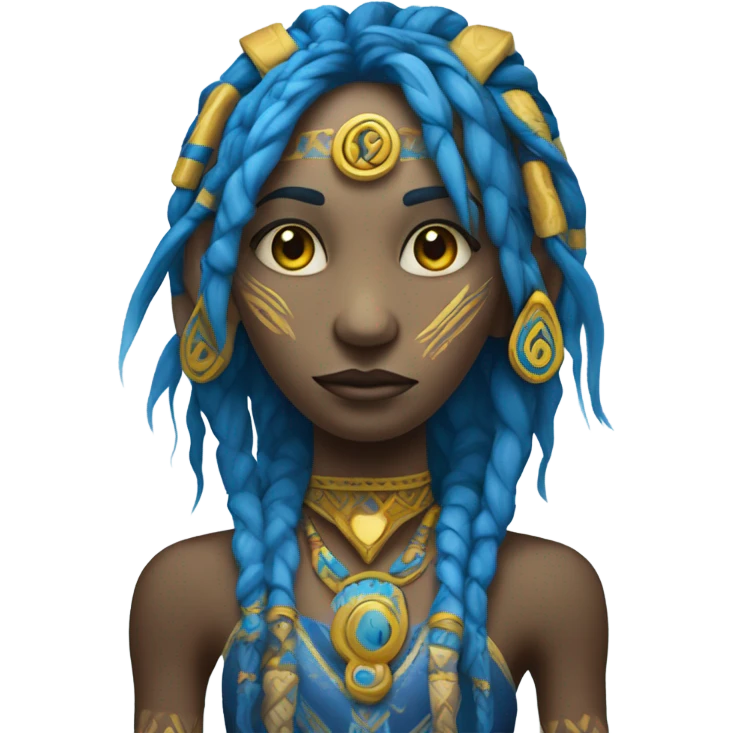 Blue avatar from movie avatar way of water emoji