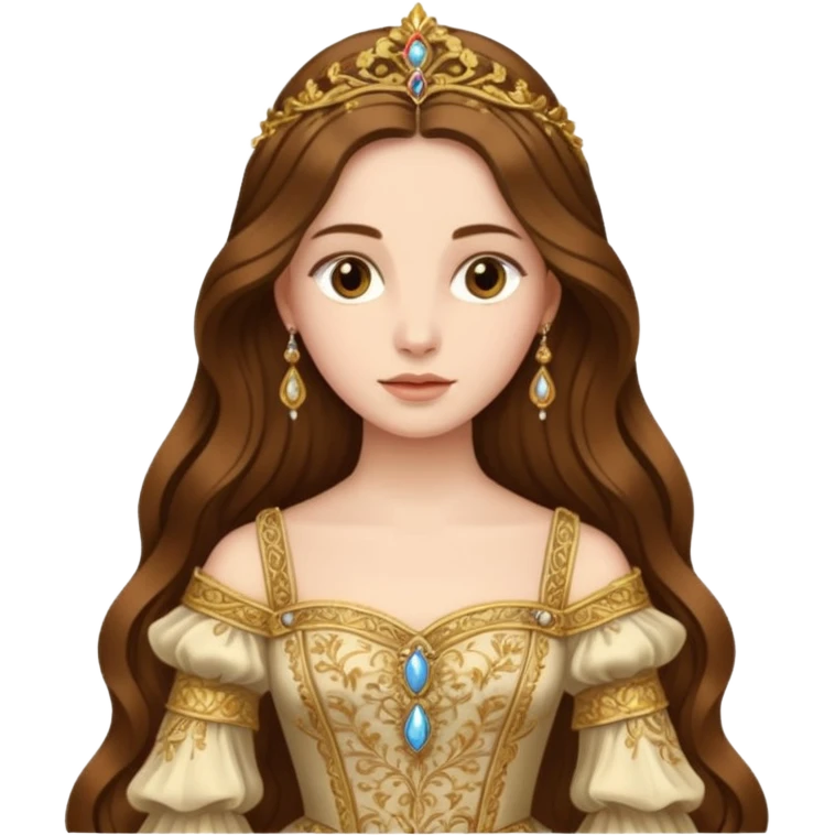 Renaissance lady emoji