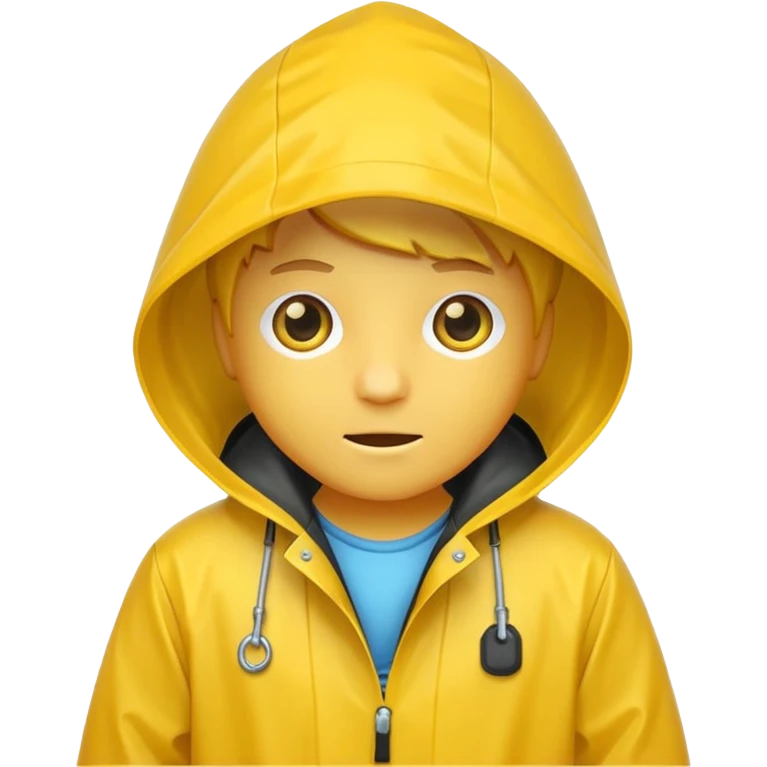 yellow raincoat emoji