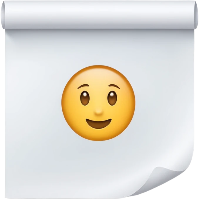 paper with test emoji