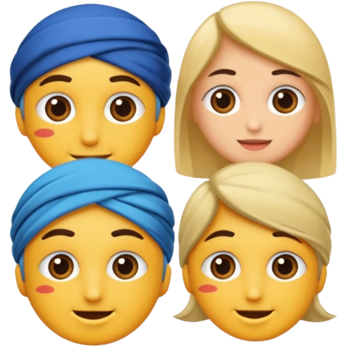 Mavi ateşli kalp emoji