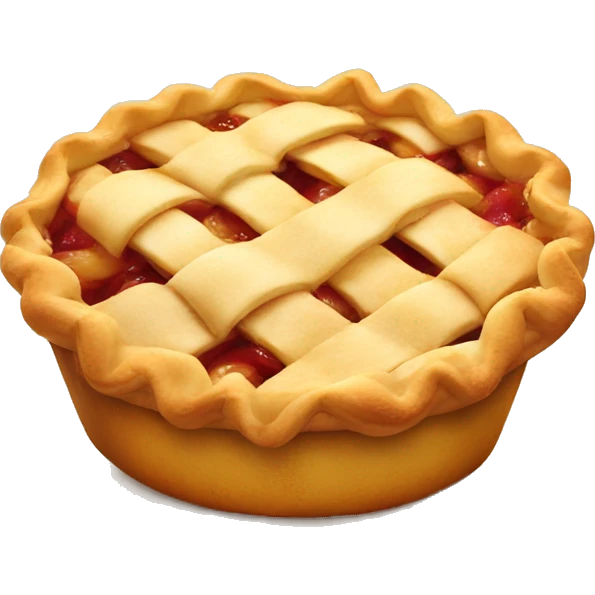 Cute apple pie  emoji