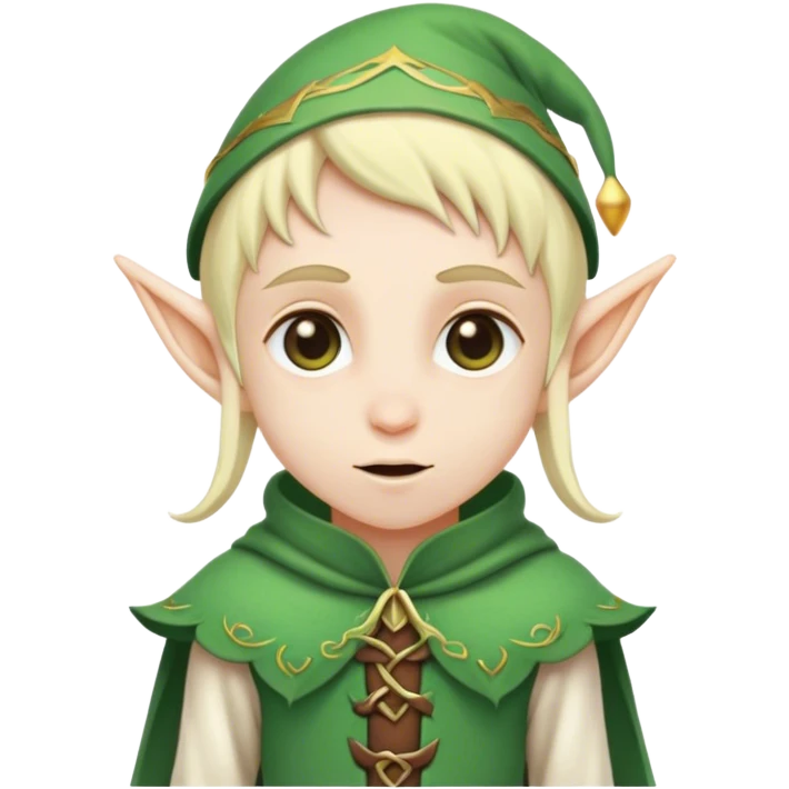 dnd elf wearing cloth emoji