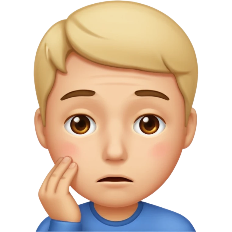 Embarrassed emoji